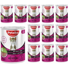 Starseven Yetişkin Biftekli Pate 400 gr x 12 Adet