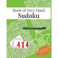 Starseven Independently Published Book Of Very Hard Sudoku: Color Green - Grid Game With A Hard Level