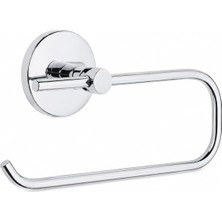 Starseven Alper Banyo 304 Paslanmaz Çelik Solo Havlu Askısı, Krom Kaplama 25 cm Havluluk, Yapışkanlı Vidal