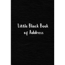 Starseven Independently Published Little Black Book Of Addresses: Pocket Sized For Organize Your Con