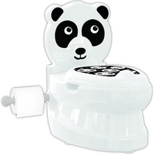 Starseven Panda Eğitici Lazımlık Educational Potty Tuvalet Siyah