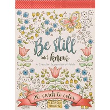 Starseven Still And Know - 20 Inspirational And Exquisitely Designed Cards To Color Expressions Of Faith T