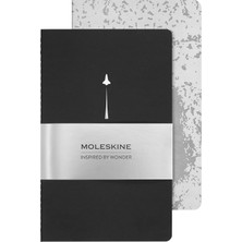 Starseven Moleskine Nasa Temalı Ahier Journal Set – 2 Boş Not Defteri Notlar 16 Çıkarılabilir Yaprak Için,