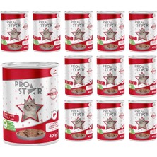 Starseven Prostar Yetişkin Tavuk Ciğerli Pate 400 gr x 12 Adet