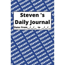 Starseven Independently Published Personalized Daily Journal - Steven: Cover