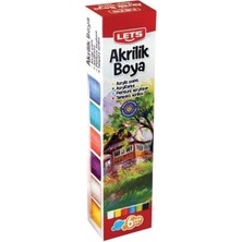 Starseven Akrilik Boya Ana Renkler 25MG. 6 Renk