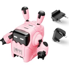 Starseven Gravastar DELTA35 Pembe Robot Figürlü 35W Adaptörü