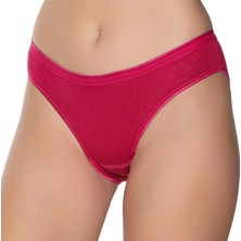 Gümüş 6092 12'li Kadın Jakarlı Kalp Desenli Bikini