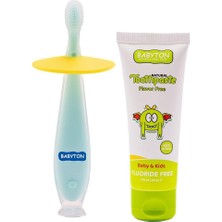 Starseven Babyton Doğal Aromasız Florürsüz Macunu - Silikon Fırçası