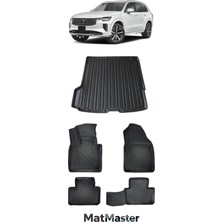 MatMaster Volvo XC90 2021 Model 5d Premium Ekstra Havuzlu Paspas ve Bagaj Havuzu Set