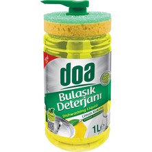 Starseven Doa Sıvı Bulaşık Deterjan Süngerli Limon Kokulu 1000 ml