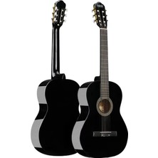 Starseven CG-36BK Kaliteli 36 Inç 3/4 Juniur Çocuk Gitarı 8-12 Yaş Arası (Çanta Askı Pena Metod)