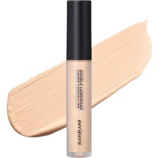 Starseven Peripera, Hafif Yapılı Gün Boyu Yüksek Kapatıcı Peripera Double Longwear Cover Concealer (#02 Natur