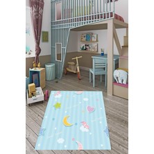Starseven Pelangi Sweet Dreams Ayıcık Desen Dijital Baskı Yıkanabilir Kaymaz Taban Tutmaz Çocuk Odası Ha