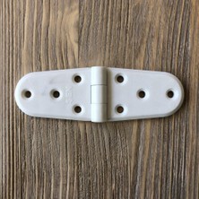 Starseven Plastik Oval Menteşe 11CM (2 Adet) Beyaz