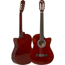 Starseven CG-390BR-XBAG Klasik Gitar 4/4 Sap Ayarlı Kesik Kasa