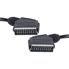Starseven 1.2 Metre Poşetli̇ 7 mm Si̇yah Scart Scart Kablo