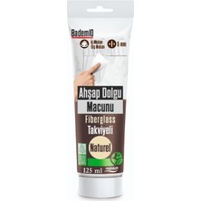 Starseven Ahşap Parke Tamir Macunu Natürel Renk Mobilya Masa Dolgu Çatlak Çizik 125 ml Kullanım Hazı