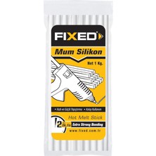 Starseven Silikon Mum Çubukları, Kalın, 11.2mm Çap, 1kg Poşet