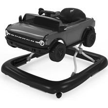 Starseven Bright Starts Ford Bronco 4-In-1 Grey Baby Activity Center & Push Walker With Removable Intera