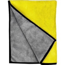 Starseven Çift Taraflı Mikrofiber Araç Kurulama Bezi & Oto Yıkama Havlusu 30X60 Sarı