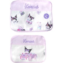 Starseven Miniso Sanrio Seyahat Çantası 2 Adet Kuromi