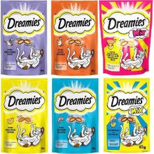 Starseven Dreamies Karışık Ödül Paketi 60 gr x 24, Ödül Mama