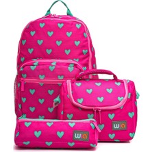 Starseven Wia Desenli Kız Çocuk Okul Sırt Çantası, Standart, WS-001, Pembe, Kız-Çocuk