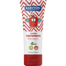 Starseven Babyton Doğal Çilekli 6 Yaş Üzeri Florürlü Macunu 75 ml