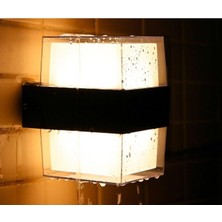 Starseven Ucuz Geldi Prizma LED Aplik 12 Watt Gün Işığı 3200K Iç Mekan Dış Mekan Cata Bora LED Aplik IP54