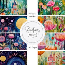 Starseven Whimsy Garden Scrapbooking Paper: Decorative Paper Pad Supplies, Junk Journaling, Scrapbookin