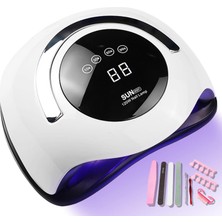 Starseven Liriqi 120W Tırnak Kurutucu, Tırnaklar Için Uv LED Lamba, 4 Zamanlayıcılı Profesyonel Tırnak Lambas