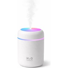 Starseven Mini Hava Nemlendirici 300ML Rgb Işıklı Buhar Makinesi Sessiz Ortam Nemlendirici Aroma Difüz