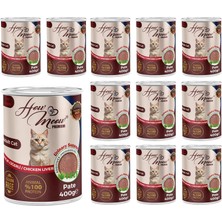 Starseven How Meow Yetişkin Tavuk Ciğerli Pate 400 gr x 12 Adet
