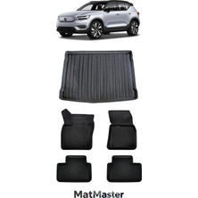 MatMaster Volvo EX40 2025 Model 5d Premium Ekstra Havuzlu Paspas ve Bagaj Havuzu Set