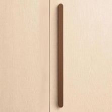 Starseven Anzer Çizgili Bronz Çekmece Kulp 800 mm Dolap Kapak Kulbu Metal Gövde Uzun Tasarım
