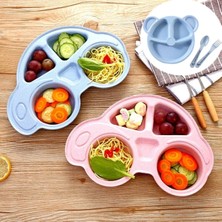 Uravas Store Bebekler Için Araba Şeklinde Sevimli Mama Tabağı Çocuk Tabldot