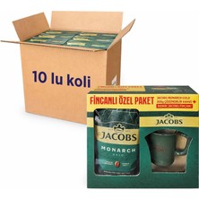 Starseven Jacobs Monarch Gold 200 gr Ikonik Jacobs Fincanlı Set x 10 Adet