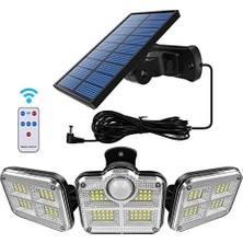 Twin Store Solar Panelli Uzaktan Kumandalı 122 LED Bahçe Aydınlatması