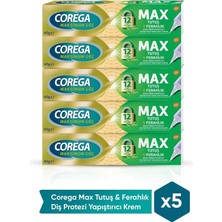 Starseven Corega Max Tutuş & Ferahlık Protezi Yapıştırıcı 40G x 5 Adet 109496-5-1