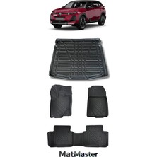 MatMaster Citroen C5 Aircross Hybrid 2026 Model 5d Premium Ekstra Havuzlu Paspas ve Bagaj Havuzu Set