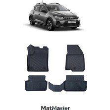 MatMaster Dacia Sandero 2027 Model 5d Premium Ekstra Havuzlu Paspas ve Bagaj Havuzu Set