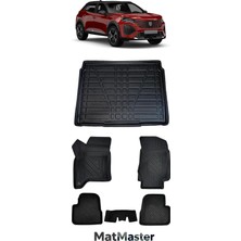 MatMaster Peugeot 2008 Hybrid 2025 Model 5d Premium Ekstra Havuzlu Paspas ve Bagaj Havuzu Set