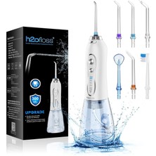 Starseven H2OFLOSS Şarjlı Ağız Duşu, Hızlı Etkili Arası Temizliği – 300 ml Su Hazneli, 5 Modl