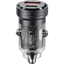 Starseven Livx Transparent 45W Pd/qc USB Çıkış Ultra Hızlı Mini L35