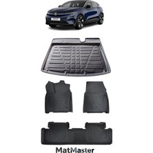 MatMaster Renault Megane E-Tech 2023 Model 5d Premium Ekstra Havuzlu Paspas ve Bagaj Havuzu Set