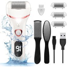 Starseven Geopu Elektrikli Ayak Kallus Sökücü, Edilebilir Taşınabilir Elektronik Ayak Dosyası Pedikür Ki