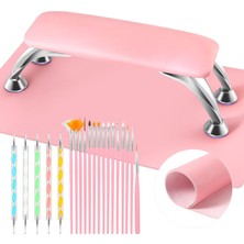 Starseven Ofusuy Çivi Yastığı Için Büyük Kol Dayanağı, Mikrofiber Deri Tırnak Kol Dayanağı, Tırnak Ayak Tırna