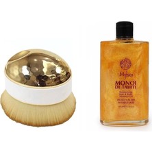 Starseven Yüz Vücut Fondöten Fırçası 249 + Işıltılı Saç & Vücut Nemlendirici - 100 ml