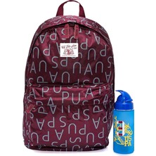 Starseven U.s. Assn. U.s. Polo. Assn. Unisex Okul Çanta Seti PLSET2329400,BORDO Tek Ebat